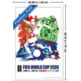 thumbnail image 3 of FIFA World Cup 2026 - North America Wall Poster, 22.375" x 34" Framed, 3 of 5