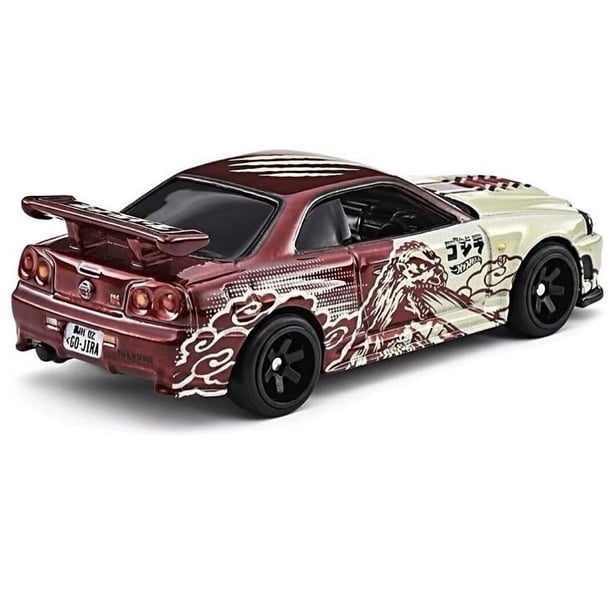 Hot Wheels Nissan Skyline GT-R BNR34 Godzilla Pop Culture Premium