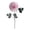 B, variant on Artificial Dandelion Flower Ball, Dienrx Pom Pom Dandelion Artificial Flower, Faux Puff Ball Stem for Home Vase Or Table Centerpiece, Lifelike Silk Plant for Living Room Shelf Or Wedding Decoration