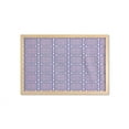 thumbnail image 1 of Abstract Wall Art with Frame, Flower Inspired Motifs Illustrated on a Plain Backdrop, Printed Fabric Poster for Bathroom Living Room, 35" x 23", Blue Violet Mint Green, by Ambesonne, 1 of 2