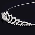 thumbnail image 3 of Sombreros de princesa,Corona de la joyería de la cabeza del Rhinestone de de las mujeres de la boda 5 piezas Macarena Sombreros de princesa, 3 of 6