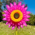 thumbnail image 7 of Sylvtty Sunflower Pinwheel 3-Tier Sunflower Garden Wind Spinner Ground Insert Yard Decor Windmill for Patio Lawn Decoration, 7 of 7