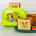 thumbnail image 5 of Uncanny Brands Shrek tostador de dos rebanadas – Toasts Shrek cara icónica de Shrek directamente en tu pan, 5 of 5
