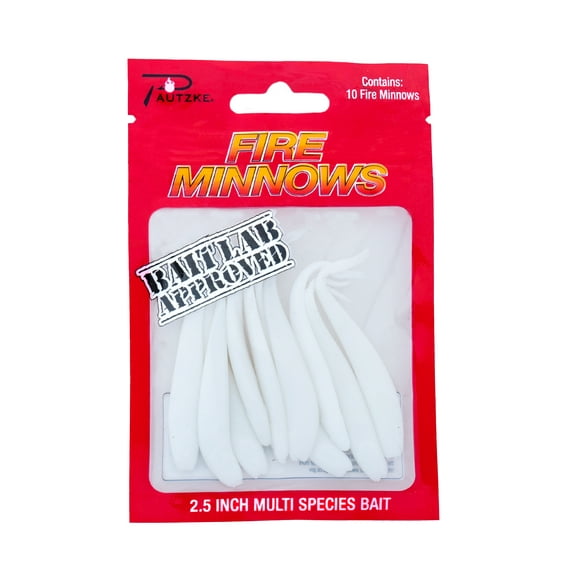 Pautzke Fire Minnows Pearl Multi Species Fishing Lure