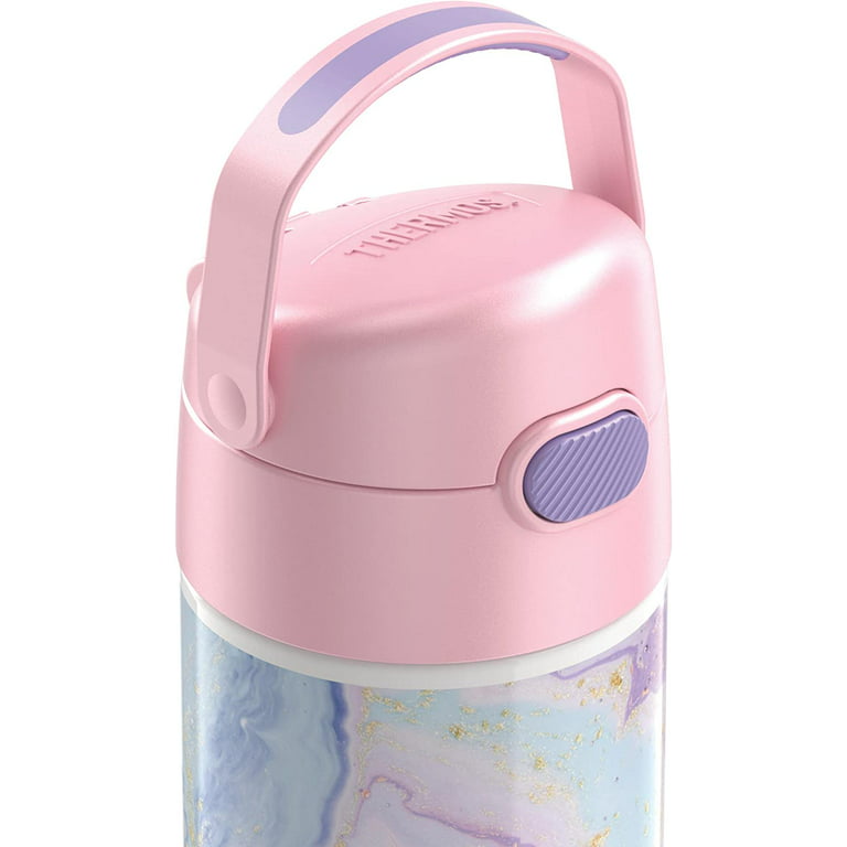 THERMOS FUNTAINER 12 Ounce Stainless Steel Vacuum Insulated Kids Straw  Bottle, Dreamy