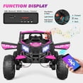 thumbnail image 4 of UTV eléctrico todoterreno para niños Ride On Car JOYLDIAS 4WD 12 V, color rosa, 4 of 9