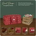 thumbnail image 4 of Covermates Adjustable Ornament Storage Bag  – 96 Standard Ornaments – (3) 4-Inch Trays, 4 of 7