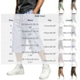 thumbnail image 3 of Plus Size Capri Pants for Men Elastic Waist Drawstring Solid Color Multi-Pocket Sports Capris Summer Beach Vacation, 3 of 5
