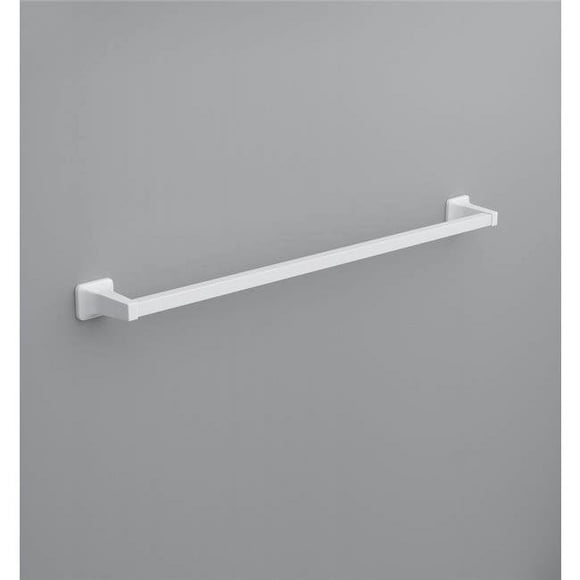 Oak Brook 4003573 Barre à Serviettes en Zinc Moulé sous Pression de 30 Po, Blanc - Satin
