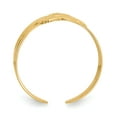 thumbnail image 2 of 14k Yellow Gold Bare Feet Adjustable Toe Ring Open Midi, 2 of 9