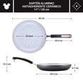 thumbnail image 4 of Sartén 28cm Farberware Colección Disney Home Monochrome. . Aluminio. Antiadherente cerámico. Gris, 4 of 5