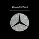 thumbnail image 3 of Mercedes-Benz Volante Logo Cap Accesorio Piezas Pegatina brillante Cubierta Decoración W205 W212 W213 C117 C E S CLA GLA GLK Class Crystal Silver 2 piezas JAMW Sencillez, 3 of 4
