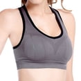 thumbnail image 4 of 3PC Women Racerback Sports Bras - High Workout Activewear Bra, 4 of 9