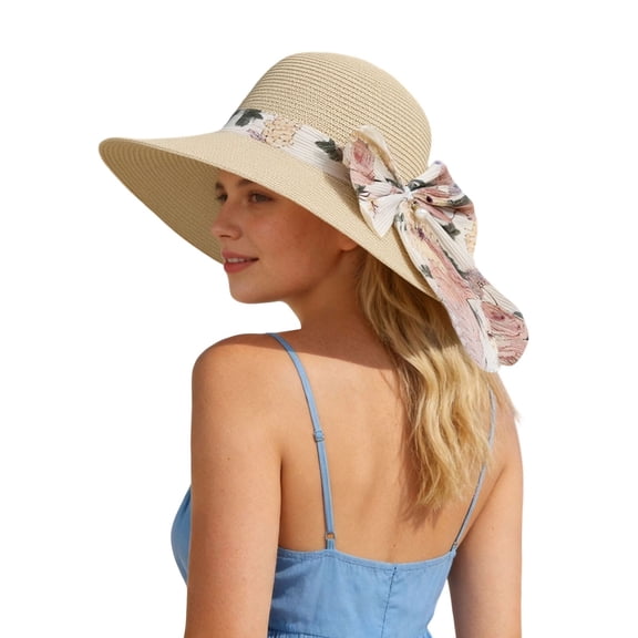 Women'S Sun Hats Wide Brim Summer Beach Vacation Vacation Essentials For Women