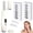 White, variant on Sonic Dermaplaning Tool for Women, Rechargeable Face Dermaplane Razor with 14,000 Vibrations, 3 Speeds with LED Light, 12 Blades for Peach Fuzz Removal & Facial Exfoliation(White)