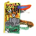 thumbnail image 1 of Libro de aprendizaje de inglés, libro de tela para bebé, libro educativo de tela para bebé, libro de tela para bebé con cola de Animal, mayor durabilidad, 1 of 8