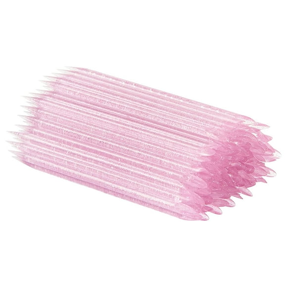 10 Pcs Bâton à Ongles Jetable Poussoir à Cuticules en Vrac, Bâtons de Soin des Ongles, Bâton de Manucure et Pédicure pour Ongles, Bâton de Nettoyage des Cuticules (Rose)-Rose