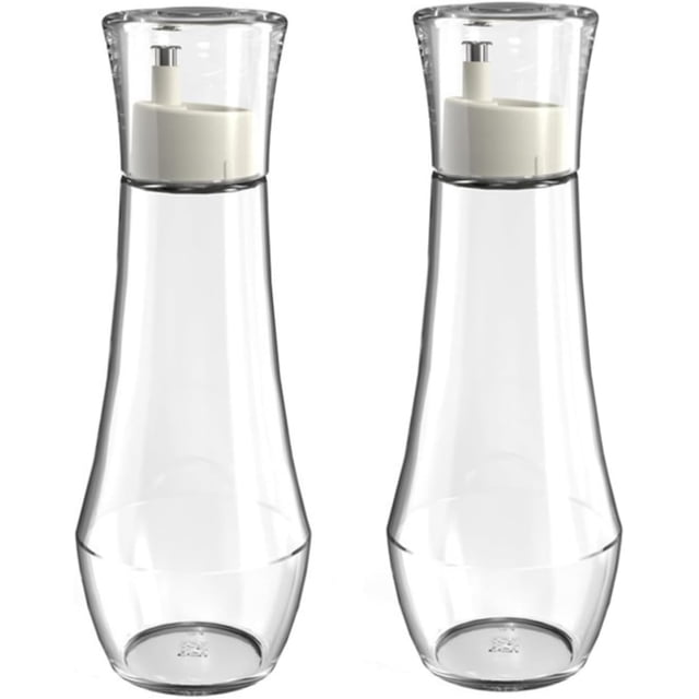 Paquetes de Dispensr Enjuague Bucal Vidrio para Baño Frasco Recargable 8 Onzas con Tapa Taza Botella Transparente Contr A Uso en el Hogar y Viajes