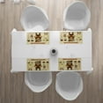 thumbnail image 3 of Ambesonne Steampunk Place Mats Set of 4, Hipster Gentleman, Standard Size, Multicolor, 3 of 4