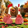 thumbnail image 5 of Porch Goose Thanksgiving Turkey Costume, Christmas Halloween Courtyard Decoration 23-Inch White Outfit, 5 of 6
