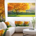 thumbnail image 1 of Belle Saison d'Automne en Forêt - Art sur Toile Paysage Extra Grand, 1 of 3