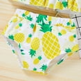 thumbnail image 6 of HESHENG Toddler Baby Girl Pineapple Swimwear Bathing Suit Bikini Outfits Summer Swimsuit Set 18-24 Months, 6 of 7