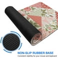 thumbnail image 6 of Long Mouse Pads for Desk,Pioneer Flower Floral Print Pattern Desk Mats on Top Of Desks, Desk Mouse Pad Extra Large with 3mm Non-Slip Base and Stitched Edge for Gaming,Office,Work,Home 47.3"x23.6", 6 of 6