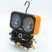NAVAC N4A4H 4-Valve Manifold Gauge, Class 1.0 Accuracy