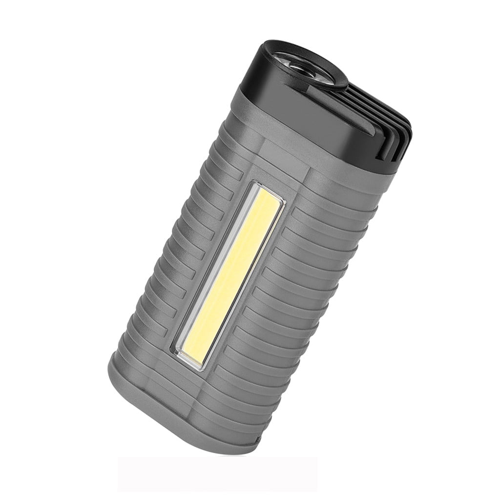 COB+LED Magnetic Torch Flexible Inspection Lamp Cordless Worklight Flashlight 