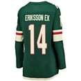 thumbnail image 3 of Women's Fanatics Joel Eriksson Ek Green Minnesota Wild Breakaway Player Jersey, 3 of 3