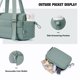 thumbnail image 4 of Bolsa de gimnasio Roulens pequeña para mujer, juego de 2 unidades con compartimento húmedo, 4 of 8