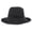 Black, variant on Toyo Straw Crocheted Sun Hat with Shapeable Brim (Women)