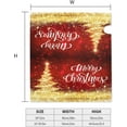 thumbnail image 5 of Mailbox Covers Merry Christmas Red Gold Magnetic Letter Post Box Cover Standard Size 21 x 18 Inch Garden Yard Home Decorative, 5 of 6