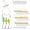 Three Hook, variant on Surf Fishing Rig with Cylindrical Floats Pre-Rigged Pompano Rig with Double 1/0 Circle Hooks 10PCS