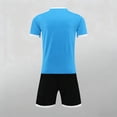 thumbnail image 5 of ITSAME Boys Athletic Outfit Sets, Breathable Quick-Dry Crewneck T-Shirt and Shorts Outdoor Sport Sets 2-Piece Blue Size 11-12, 5 of 6