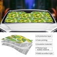 thumbnail image 4 of Kdxio Watercolor Kiwi Fruits Summer Print Front Windshield Sun Shade,Folding Auto Sunshade for Car Truck SUV-Medium, 4 of 7