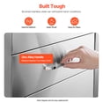 thumbnail image 5 of KFFKFF Exterior Cooking Space Drawers, Dimensions 16.5"W x 29"H x 20.5"D, Triple Entry Drawers, Stainless Steel Inset Cabinets, BBQ Island Storage Drawers with Paper Towel Dispenser & Handle, 5 of 9