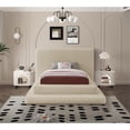 thumbnail image 4 of Meridian Furniture Dane Beige Teddy Fabric Twin Bed, 4 of 9