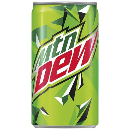 Mtn Dew Soda (24 - 7.5 Fluid Ounce) 180 Fluid Ounces 24 Pack Aluminum