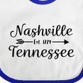thumbnail image 4 of Inktastic Nashville Tennessee Est.1779 Boys or Girls Baby Bib, 4 of 4