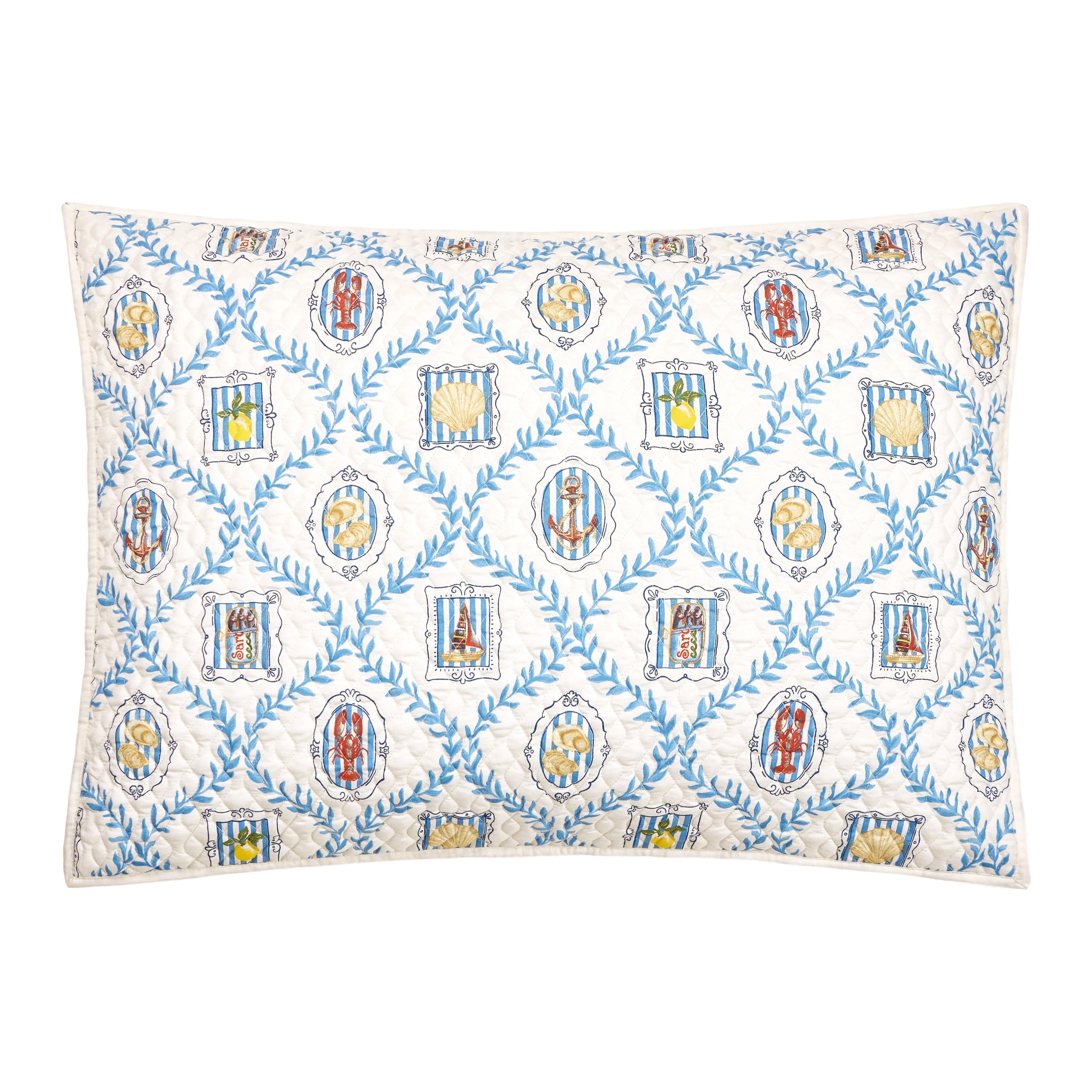 Modern Heirloom Coastal Tides Microfiber Lightweight 2-Piece Twin/Twin XL Quilt Set, Multi