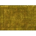 thumbnail image 1 of Ahgly Company Machine Washable Indoor Rectangle Oriental Yellow Industrial Area Rugs, 8' x 12', 1 of 4