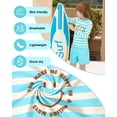 thumbnail image 5 of weVSwe Toddler Boys UPF 50+ 2PC Rash Guard Set Swim Trunks Long Sleeve Swimsuits, 5 of 6