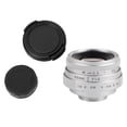 thumbnail image 1 of Lente CCTV de gran apertura de 35 mm F1.6 con montura C para NEX M4/3 FX (plateada), 1 of 10