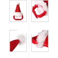 thumbnail image 2 of Sombrero para mascotas de vacaciones y Navidad, disfraz de sombrero de Papá Noel para mascotas, colección de Navidad, accesorio para mascotas para gato, conejo, hámster, conejillo de indias, rojo JAMW Sencillez, 2 of 4