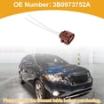 thumbnail image 2 of Conector del arnés de cableado del resistor del ventilador Unique Bargains No.3B0973752A para Audi A6 2018 2 Pines Cable del motor del ventilador 1 Pc, 2 of 7
