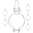 thumbnail image 1 of TABLZONE 6pcs Stainless Steel Wire Buckle Jars for Regular Mouth Jars in Kitchen Storage, 1 of 7