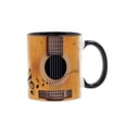 thumbnail image 1 of Wosthever Taza de café con diseño de guitarra de Hotel, taza de bebida de jugo para dormitorio, tazas de bebida con tema musical de viaje, contenedor de Juegos de servir café y té Wosthever HA081165-00B, 1 of 6
