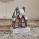 thumbnail image 1 of Christmas resin hut with lights desktop decoration Christmas tree decoration dress up Christmas gift tree house I, 1 of 4