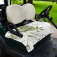 thumbnail image 2 of Golf Cart Seat Covers for 2 Seater,Sage Green Flower Microfiber Cart Seat Towel Blanket,Watercolor Gradient Retro Floral Absorbent Breathable Non Slip Bench Seats Protector for Golf Course 51"x31", 2 of 9